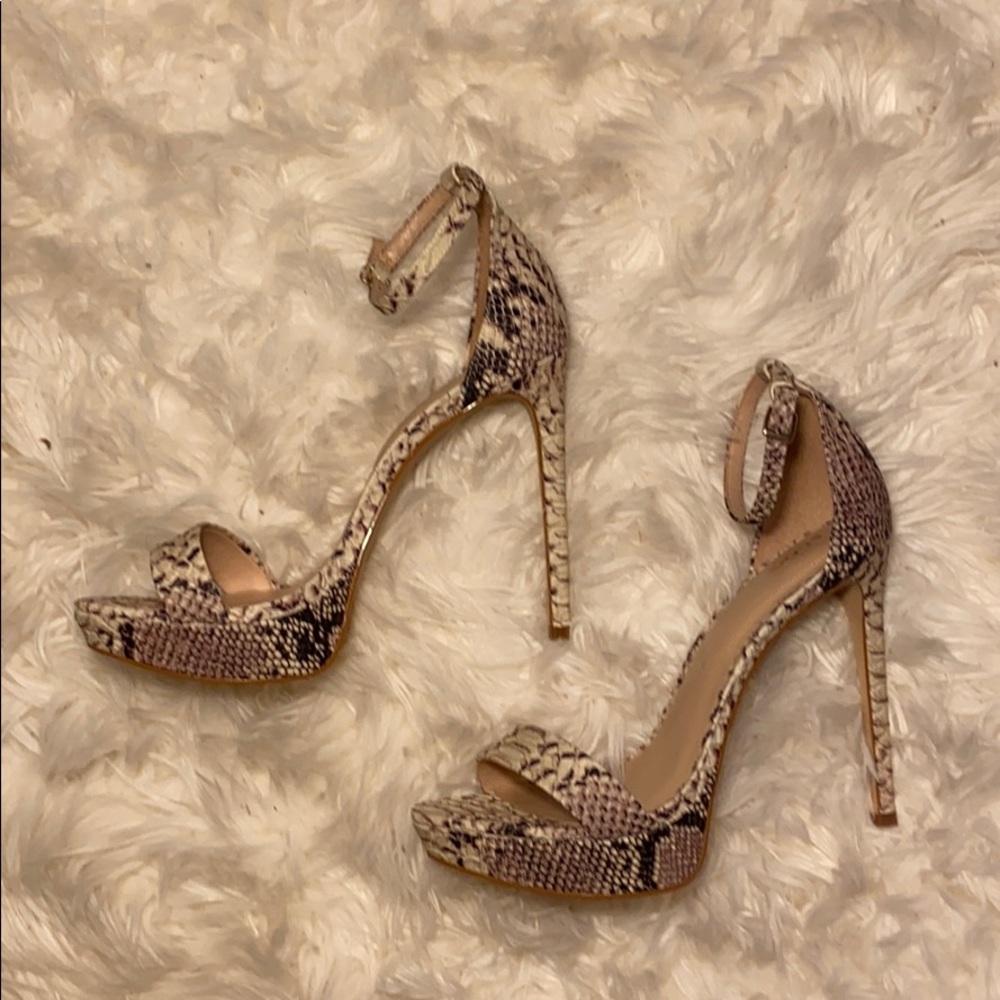 Aldo Snakeskin Heels